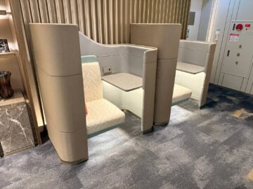 Singapore Airlines Silverkris Lounge Seoul Incheon Privater Sitz