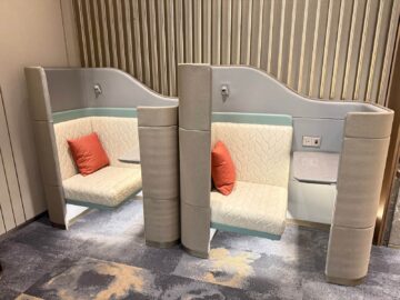 Singapore Airlines Silverkris Lounge Seoul Incheon Sitzecke