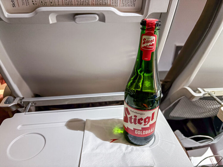 Stiegl Bier Austrian Airlines