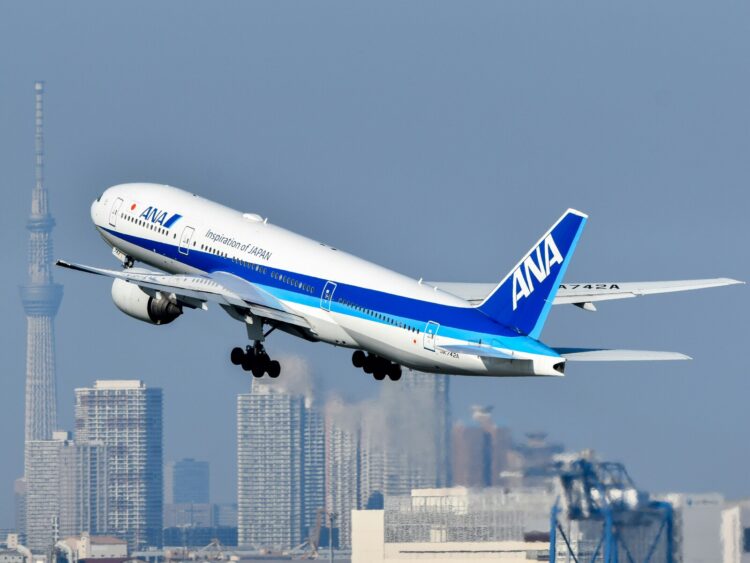All Nippon Airways Boeing 777 Flugzeug Unsplash