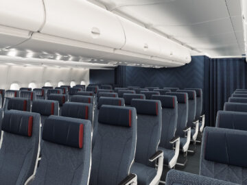British Airways Airbus A380 Neue Kabine Economy Class Sitze Copyright