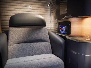British Airways Airbus A380 Neue Kabine First Class Sitz Copyright