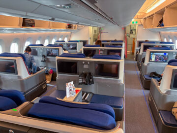 Edelweiss Airbus A350 900 Business Class Kabine