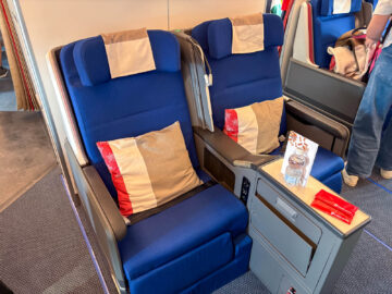Edelweiss Airbus A350 900 Business Class Mittel Sitze