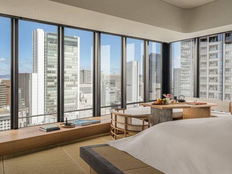Four Seasons Osaka Zimmer Ausblick Copyright