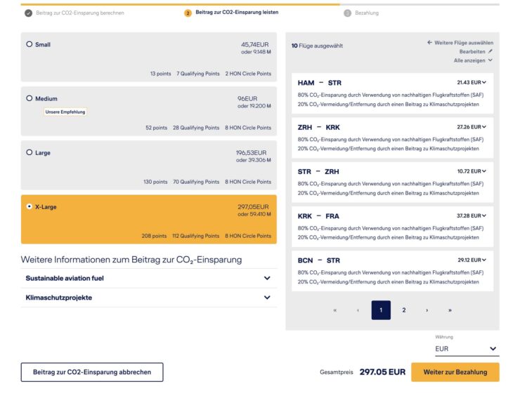 Miles And More Statuspunkte Nachtraeglich Kaufen Ausgleichspakete Auswahl X Large