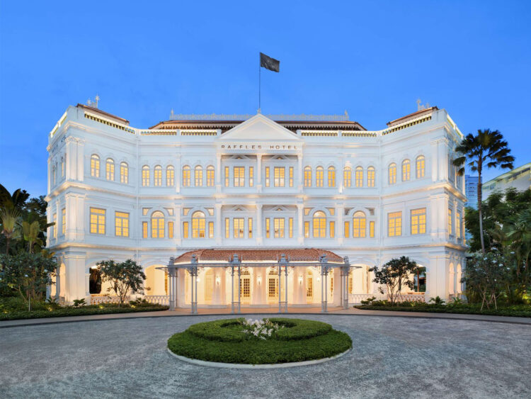 Raffles Singapore Gebaeude Copyright
