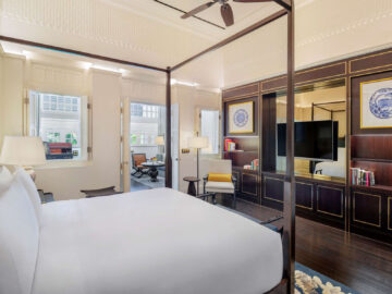 Raffles Singapore Palm Court Suite Schlafzimmer Copyright