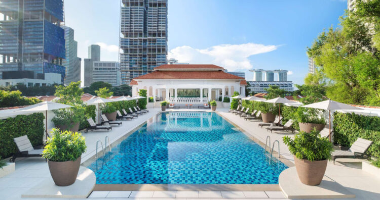 Raffles Singapore Swimming Pool Copyright