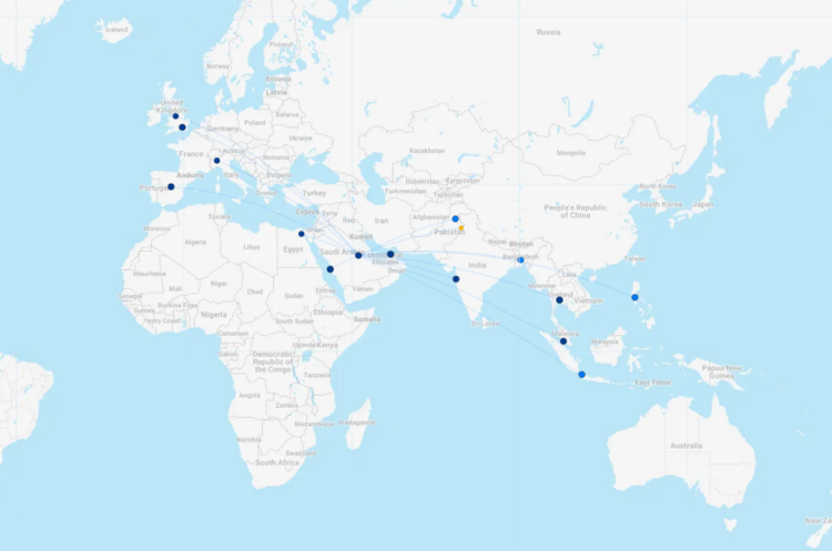 Riyadh Air Streckennetz Flightconnections Oktober 2026