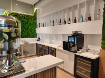 Skyteam Lounge Flughafen Frankfurt Terminal 3 Bar 1