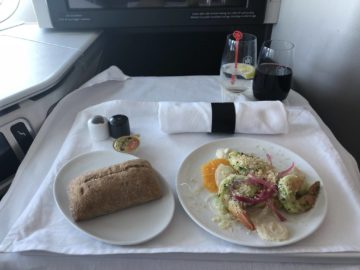 air canada business class boeing 777 garnelen