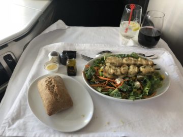 air canada business class boeing 777 gruenkohl salat
