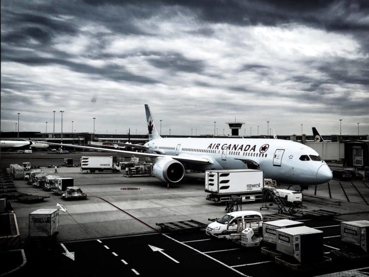 air canada flugzeug