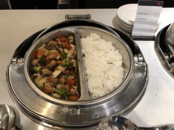 air canada maple leaf lounge calgary chicken teriyaki