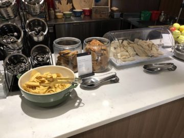 air canada maple leaf lounge calgary cookies tortillas