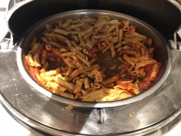 air canada maple leaf lounge calgary penne pasta