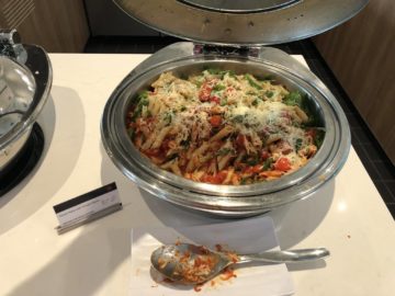 air canada maple leaf lounge vancouver penne pasta