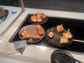 air canada signature suite toronto sandwiches