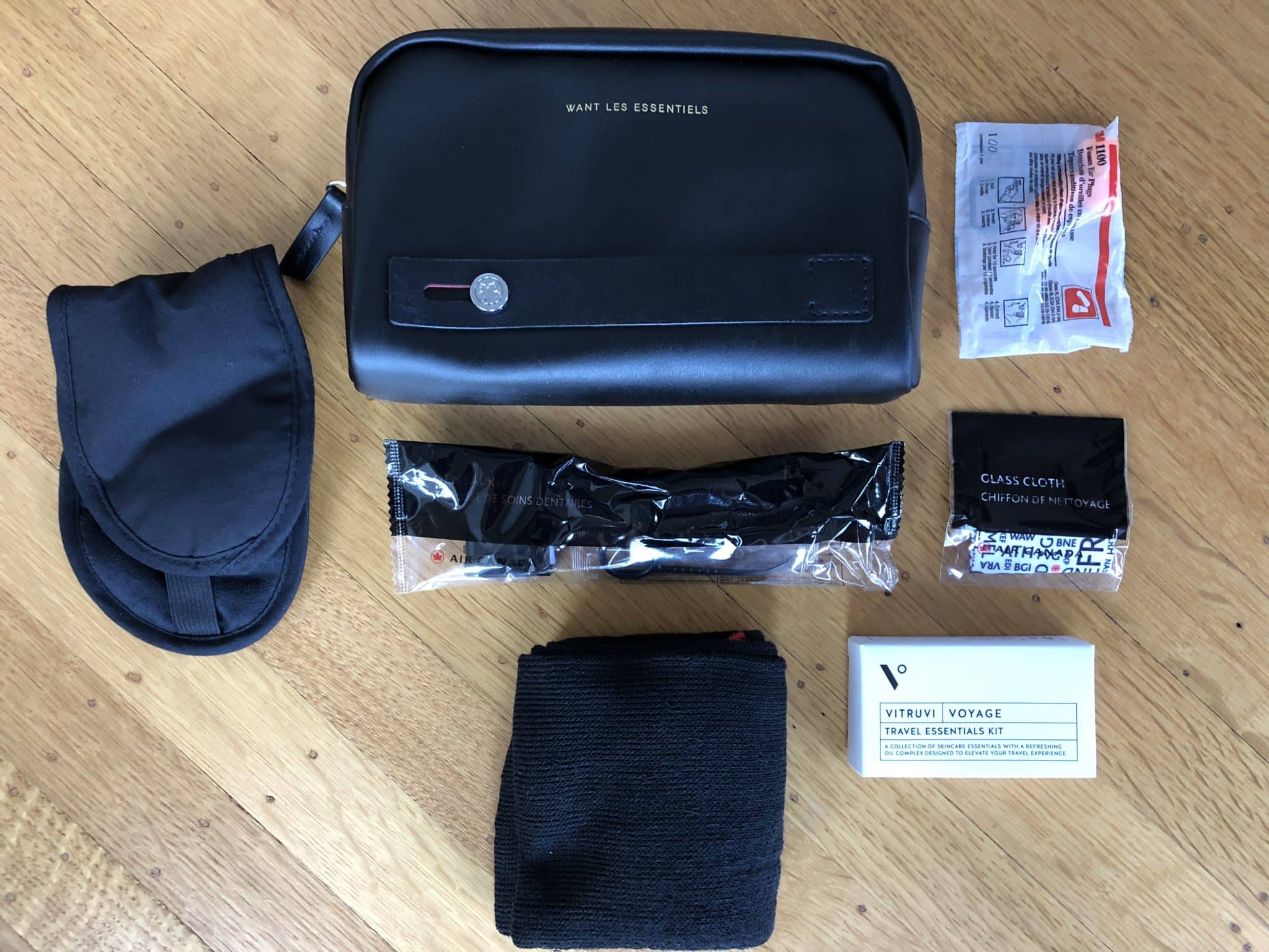 air canada business class boeing 787 9 amenity kit