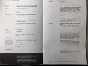 air canada business class boeing 787 9 essen wein champagne