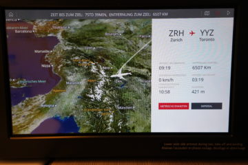 aircanada business class boeing 777 zrh to yyz