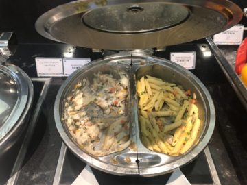 american express centurion lounge hong kong pasta seafood