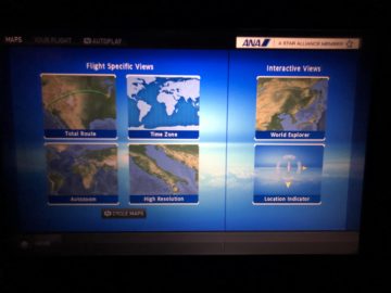 ana business class boeing 777 300 flugrouten menue