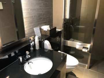 ana suite lounge tokyo haneda gate 110 duschkabine