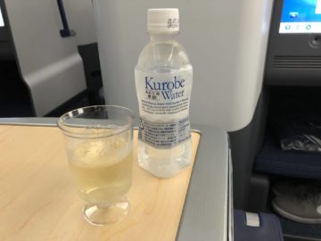 ana business class b787 9 champagner wasser