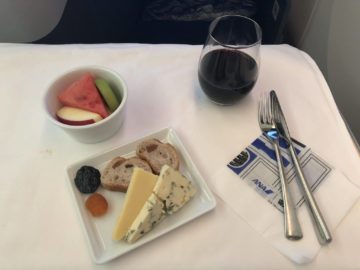 ana business class b787 9 kaeseplatte