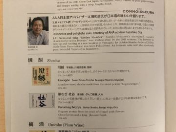 ana business class b787 9 shochu