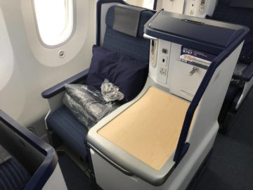 ana business class b787 9 sitz mit direktem fensterzugang