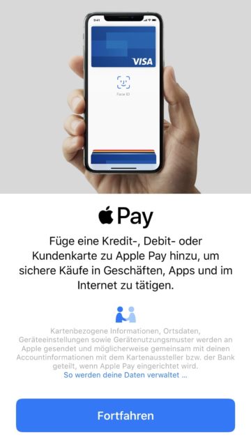 apple pay meilen sammeln 3