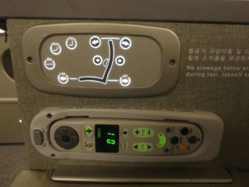 asiana business class smartium boeing 777 fernbedienung