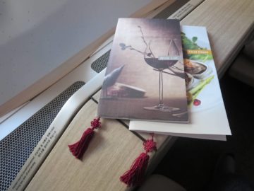 asiana first class a380 essen menue