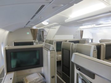 asiana first class a380 kabine 4b