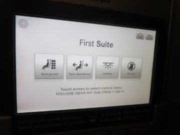 asiana first class a380 sitz einstellungen 1