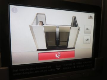 asiana first class a380 sitz einstellungen 5