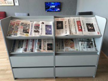 austrian airlines business class lounge wien terminal d zeitungen