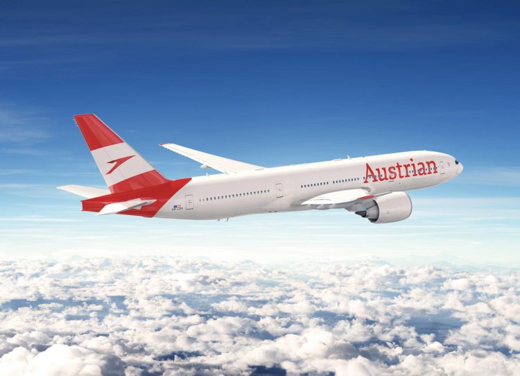 austrian airlines flugzeug