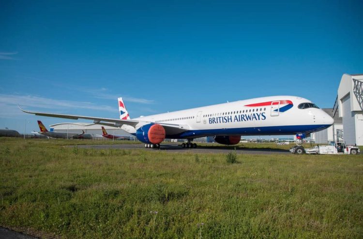 british airways a350 1000 flugzeug copyright