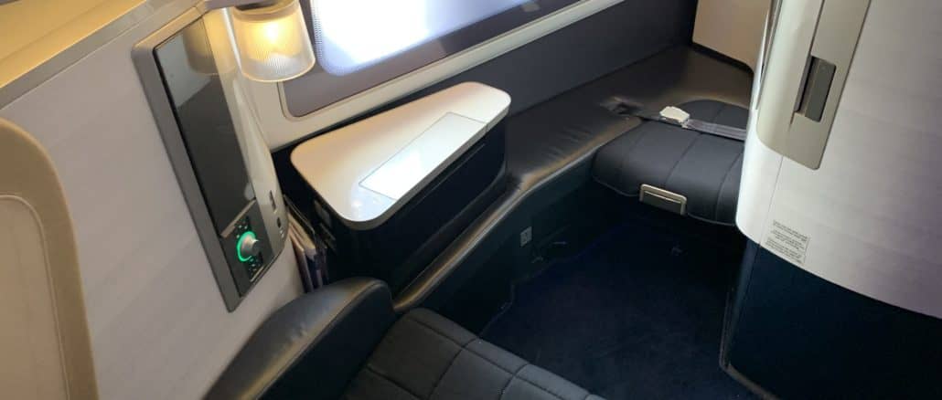 british airways first class boeing 777 sitz