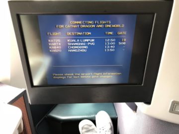 cathay pacific business class a330 information weiterflug