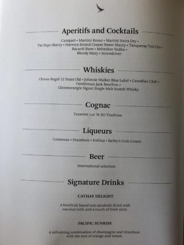 cathay pacific first class boeing 777 300 hochprozentiger alkohol