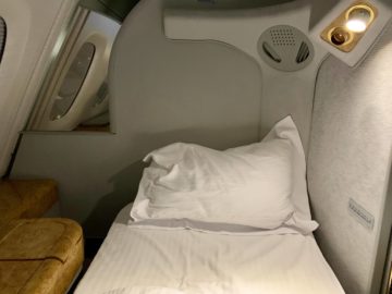 emirates alte first class a380 bett 1
