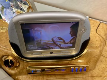 emirates alte first class a380 konsole 2