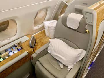 emirates alte first class a380 sitz 1