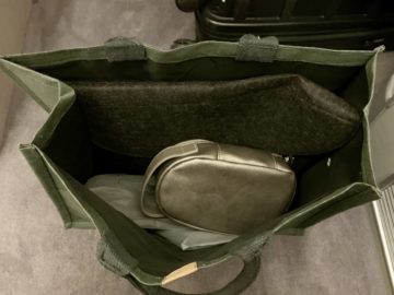 emirates alte first class a380 tasche
