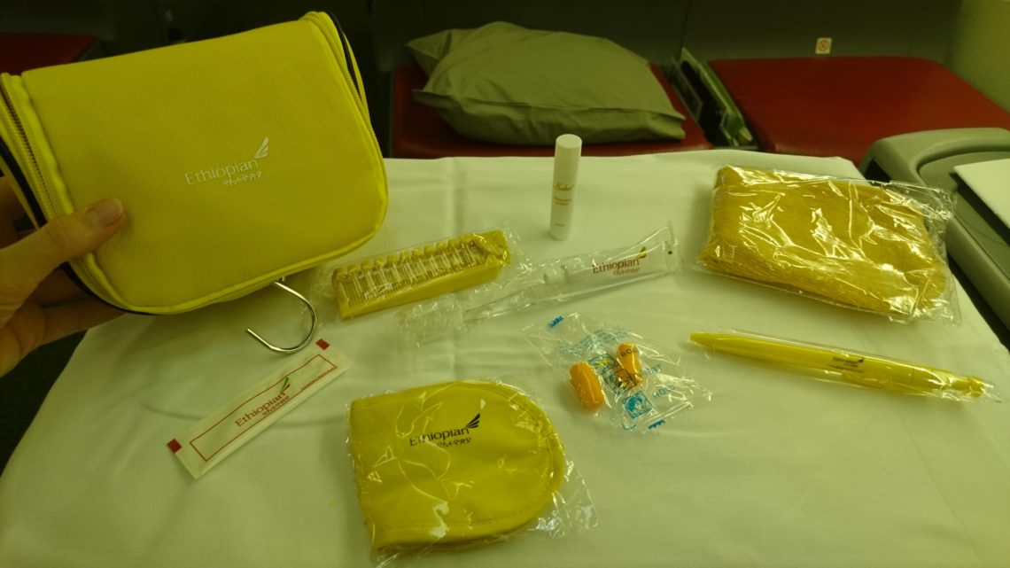 Ethiopian Airlines Business Class Amenity Kit